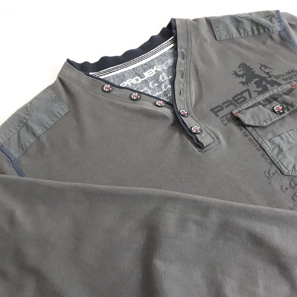 Project Raw Sage Green Long Sleeve T-shirt - Picture 3 of 16